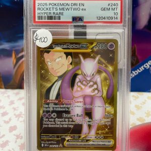 Team rocket Mewtwo EX 240 PSA 10