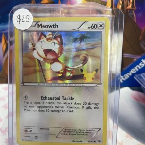 Meowth 53/83 sealed stamped