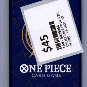 Crocodile op14-120 Sec, op Singles One Piece trading card - alternate view