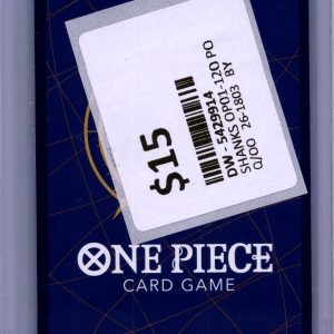 Shanks OP01-120 SEC, OP Singles One Piece trading card - alternate view
