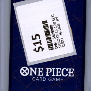 Sabo op13-120 SEC, OP Singles One Piece trading card - alternate view
