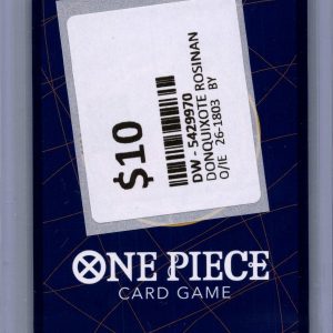 Donquixote Rosinate OP12-108 R, OP Singles One Piece trading card - alternate view
