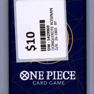 Donquixote Rosinate OP12-108 R, OP Singles One Piece trading card - alternate view