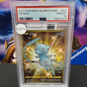 Mew 025/025 Celebrations psa 10, Graded Cards Pokemon card