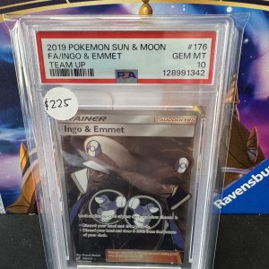 Ingo and Emmet 176 PSA 10, Graded Cards Pokemon card