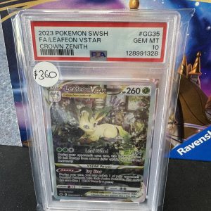 Leafeon Vstar GG35/GG70 PSA 10, graded cards Pokemon card