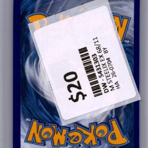 M Steelix EX 68/114, Steam Siege Pokemon card - alternate view