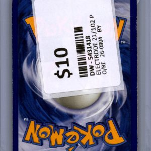 Electrode 21/102, Vintage Singles Pokemon card - alternate view