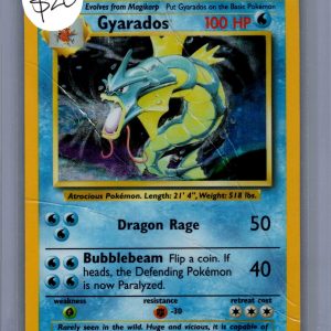 Gyarados 6/102, Vintage Singles Pokemon card