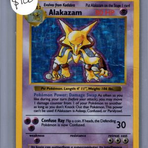 Alakazam 1/102 -Vintage Singles Pokemon card