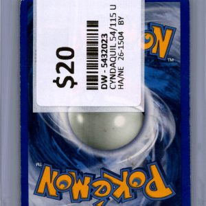Cyndaquil 54/115 Reverse Holo, Vintage Singles Pokemon card - alternate view