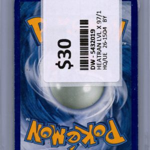 Heatran LV.X 97/100, Stormfront Pokemon card - alternate view