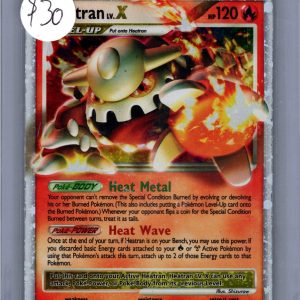 Heatran LV.X 97/100, Stormfront Pokemon card