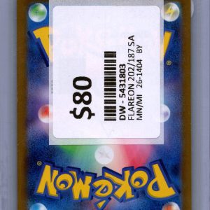 Flareon EX 202/187 SAR, Japanese Singles Pokemon card - alternate view