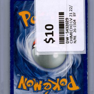 Chimecho 22/123, Mysterious Treasures Pokemon card - alternate view