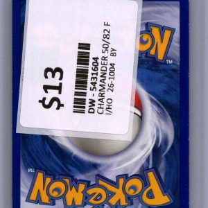 Charmander 50/82 1st Ed, Vintage Singles Pokemon card - alternate view