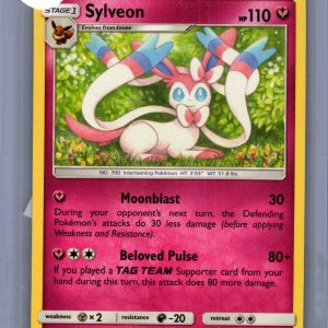 Sylveon 155/236, Cosmic Eclipse Pokemon card