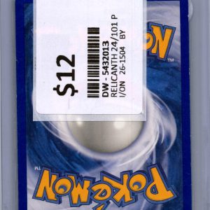 Relicanth 24/101 Reverse Holo, Vintage Singles Pokemon card - alternate view