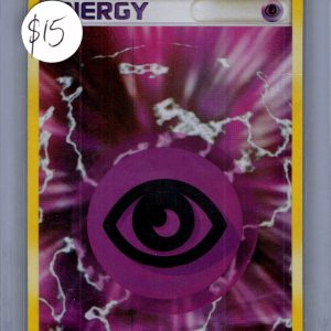 Psychic Energy 109/110 Holo, Holon Phantoms Pokemon card