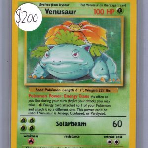 Venusaur 15/102, Vintage Singles Pokemon card