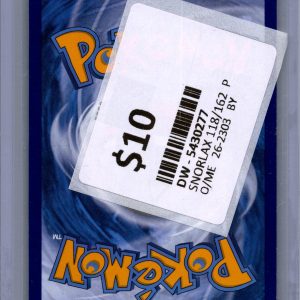 Snorlax 118/162, BREAKthrough Pokemon card - alternate view