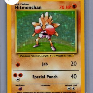 Hitmonchan 7/102, Vintage Singles Pokemon card