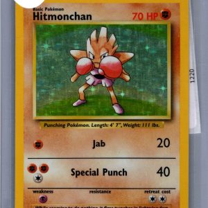 Hitmonchan 7/102, Vintage Singles Pokemon card