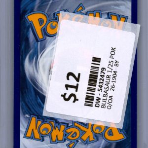 Bulbasaur 1/25, Promo Pokemon card - alternate view