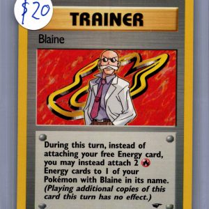 Blaine 100/132, Vintage Singles Pokemon card