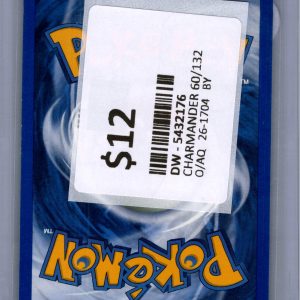 Blaines Charmander 60/132, Vintage Singles Pokemon card - alternate view