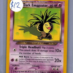 Dark Exeggcutor 33/105, Vintage Singles Pokemon card