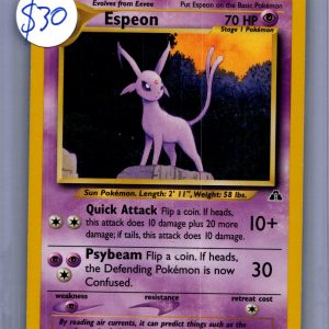 Espeon 20/75, Vintage Singles Pokemon card