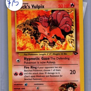 Brocks Vulpix 37/132, Vintage Singles Pokemon card