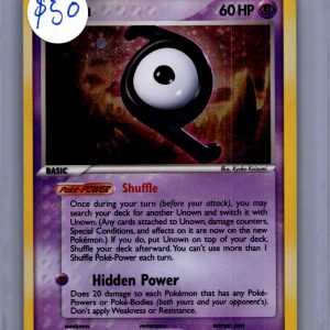 Unown Z/28, Vintage Singles Pokemon card