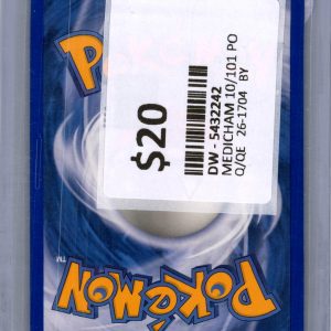 Medicham 10/101, Vintage Singles Pokemon card - alternate view