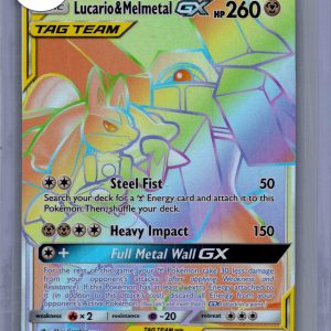 Lucario and Melmetal GX 224/214, Unbroken Bonds Pokemon card