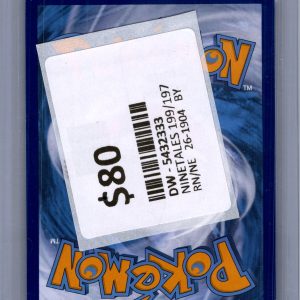 Ninetales 199/197, Obsidian flames Pokemon card - alternate view
