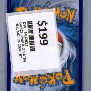 Garchomp and Giratina GX SM193, Promo Pokemon card - alternate view