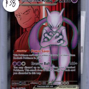 Mewtwo EX 213/182, Destined Rivals Pokemon card
