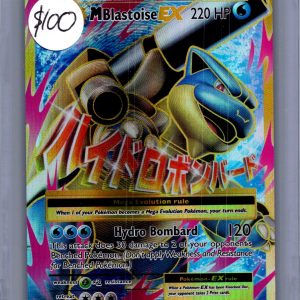 M Blastoise Ex 102/108, Evolutions Pokemon card