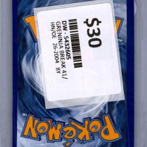 Greninja Break 41/122, BreakPoint Pokemon card - alternate view