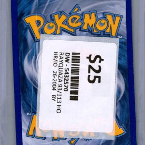 Rayquaza 93/113, Legendary Treasures Pokemon card - alternate view