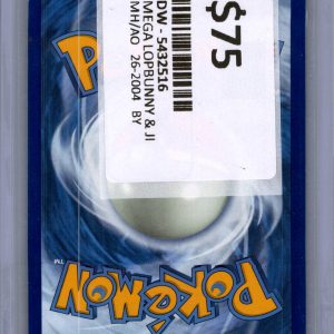 Mega Lopunny and Jigglypuff 225/236, Cosmic Eclipse Pokemon card - alternate view