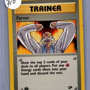 Fervor 124/132 First Edition, Vintage Singles Pokemon card
