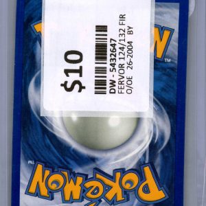 Fervor 124/132 First Edition, Vintage Singles Pokemon card - alternate view