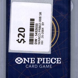 Marco Prb02-008, One Piece Singles One Piece trading card - alternate view