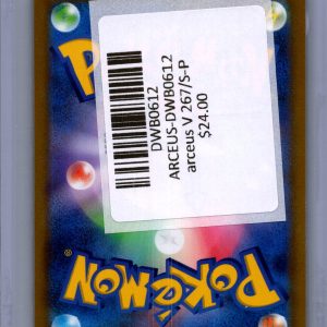 Arceus V 267/S-P, PROMO Pokemon card - alternate view