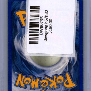 Dewgong H6/H32- Vintage Singles Pokemon card - alternate view