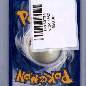 Ditto 3/62, Vintage Singles Pokemon card - alternate view