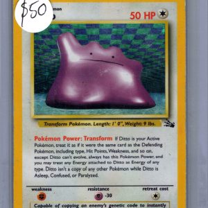 Ditto 3/62, Vintage Singles Pokemon card